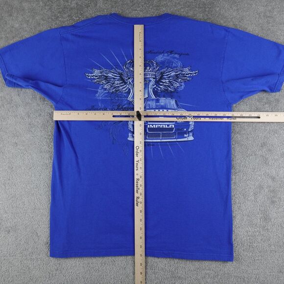 Chase Authentics Shirt Men L Blue Jimmie Johnson NASCAR Tee Hendrick Motorsports - Picture 7 of 9